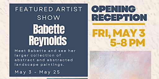 Opening Reception: May Featured Artist Show primary image
