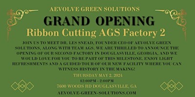 Hauptbild für Ribbon Cutting AGS Factory 2 Headquarters