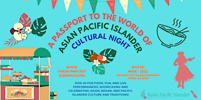 Hauptbild für AA Phoenix Asian Pacific Islander EBRG - Cultural Night