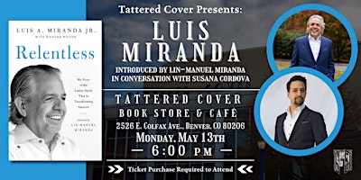 Luis Miranda Live at  Tattered Cover Colfax primary image