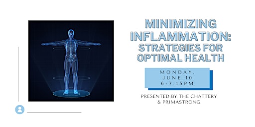 Primaire afbeelding van Minimizing Inflammation: Strategies for Optimal Health - IN-PERSON CLASS
