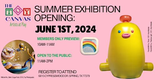 Hauptbild für The Toy Canvas, Summer Exhibition Opening Event