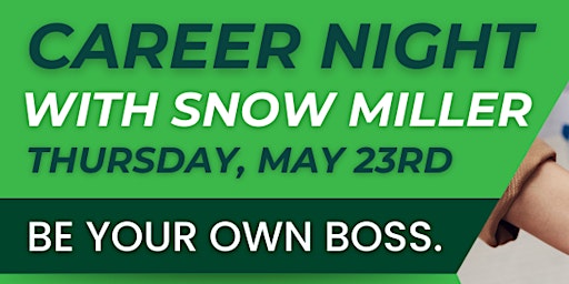 Career Night With Snow Miller primary image