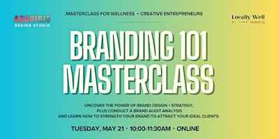 Branding 101 Masterclass for Entrepreneurs primary image