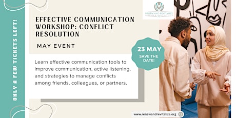 Effective Communication Workshop: Conflict Resolution primary image