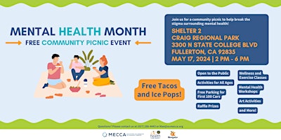 Mental Health Month Free Community Picnic primary image