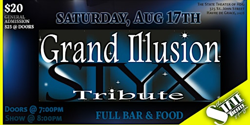 Imagem principal do evento Grand Illusion - A Styx Tribute