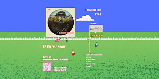 Hauptbild für 14 Flamingos “Lawn Songs” EP release show.