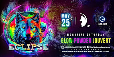 Imagem principal do evento Eclipse: Glow Powder Jouvert (Event 1 of 2 – Wolf Memorial Weekend)