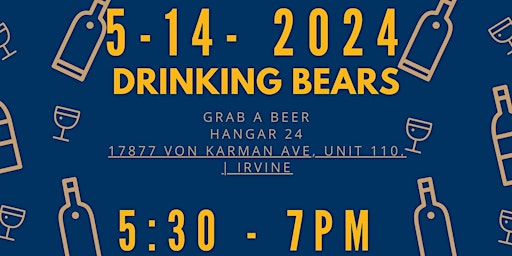 Imagem principal do evento Drinking Bears - Hangar 24