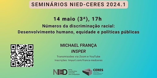 Seminário NIED-CERES - Michael França (14/05/2024) primary image