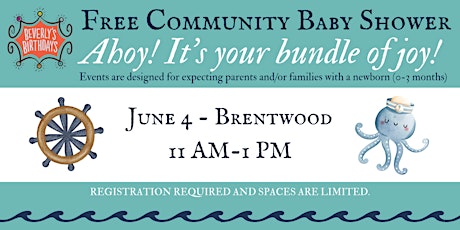 Free Community Baby Shower - Brentwood  primärbild