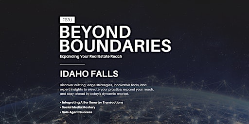 Primaire afbeelding van Beyond Boundaries: Expanding Your Real Estate Reach (Idaho Falls)