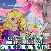 Primaire afbeelding van Kids Summer Art Camp: Swifts Tea Time with Friends Theme