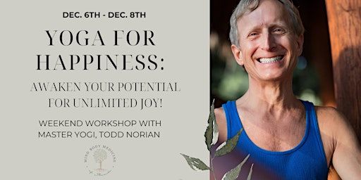 Imagem principal do evento Yoga for Happiness: Awaken Your Potential for Unlimited Joy