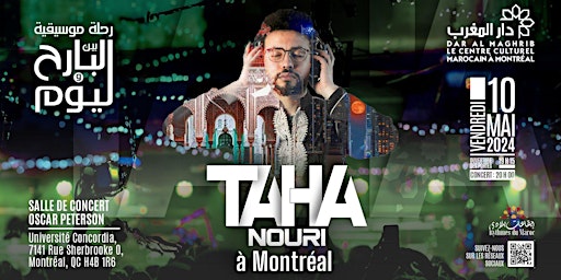 Imagem principal do evento TAHA NOURI À MONTRÉAL - رحلة موسيقية بين البارح و اليوم