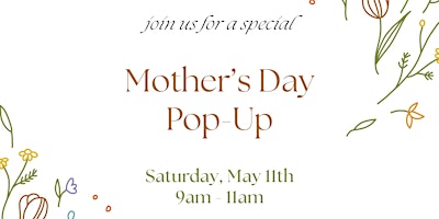 Mother's Day Pop Up primary image