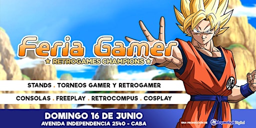 Imagem principal do evento Feria Gamer! / Evento Retrogamer # 1 - Retrogames Champions