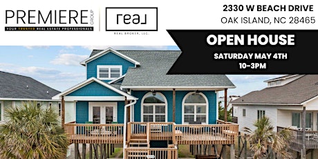 Open House| 2330 W. Beach Drive, Oak Island