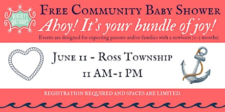 Free Community Baby Shower - Ross Township  primärbild