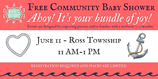 Imagem principal do evento Free Community Baby Shower - Ross Township