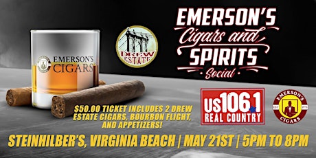 Emerson's Cigars and Spirits Social ft. Drew Estate Cigars