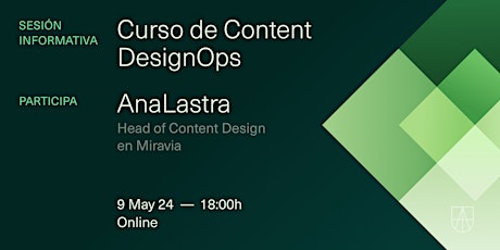 Sesión informativa - Curso de Content Design Ops