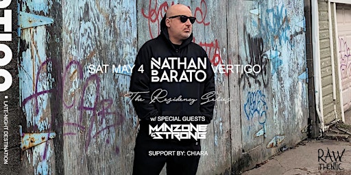 Primaire afbeelding van Vertigo ⋄⋄ NATHAN BARATO | Sat May 4th