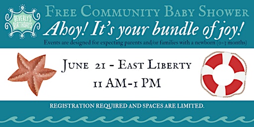 Free Community Baby Shower - East Liberty  primärbild