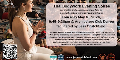 Imagem principal do evento Thai Bodywork Evening Soirée