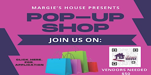 Imagem principal do evento Copy of Margie's House Pop Up Shop