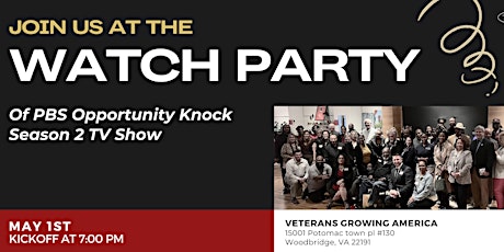 Watch Party: PBS Opportunity Knock$ Here - Season 2