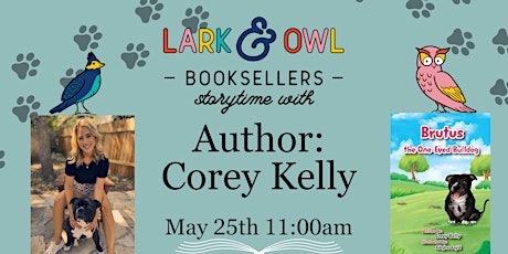 Local Author Story Time:  Corey Kelly