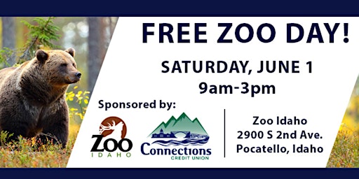 Imagem principal do evento Free Zoo Day at Zoo Idaho  - Pocatello