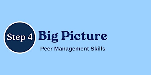 Imagem principal do evento Step 4: Peer Management (In-Person)