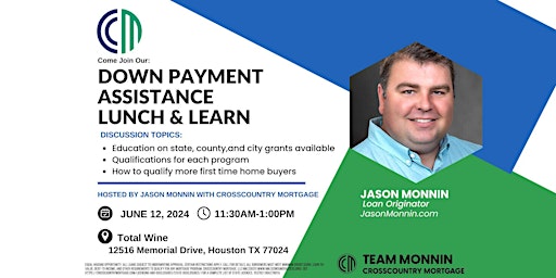 Imagem principal do evento Down Payment Assistance Lunch & Learn