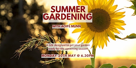 Biodiversity Week: Summer Gardening with Aoife Munn