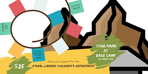 Imagen principal de O'Neal Library Children's Dept. Supporter Recognition Flag