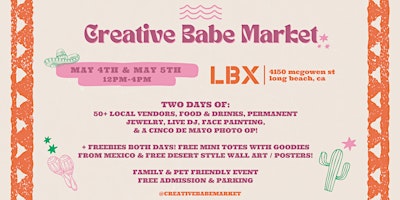 Imagem principal do evento Creative Babe - Pop-Up Market @ LBX