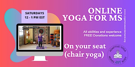 Online Yoga for MS - On your Seat (chair yoga)