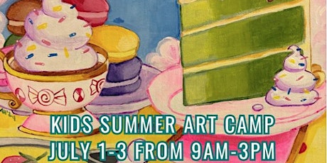 Kids Summer Art Camp: Sprinkles and Sweet Treats Theme