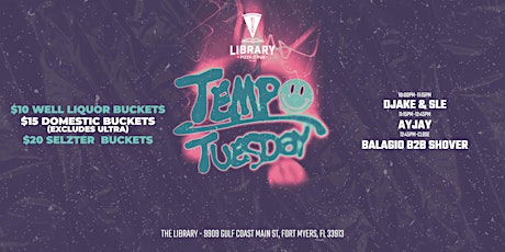 Tempo Tuesday April 30th @ The Library