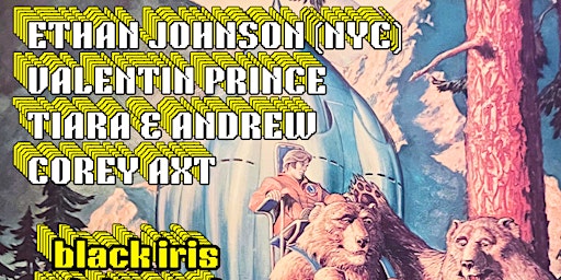Imagem principal do evento Ethan Johnson(NYC), Valentin Prince, Tiara & Andrew, Corey Axt