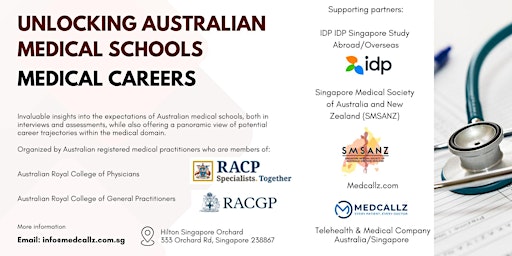 Imagem principal do evento "Unlocking Australian Medical Schools & Medical Careers" - Day 1