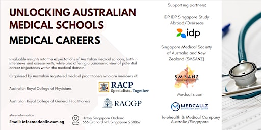 Imagem principal do evento "Unlocking Australian Medical Schools & Medical Careers" - Day 2