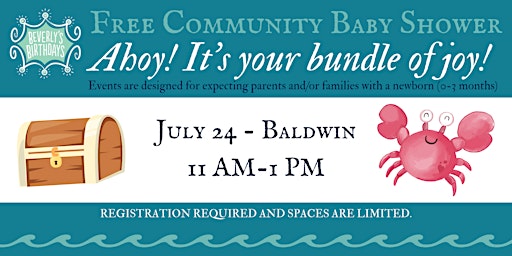 Imagem principal do evento Free Community Baby Shower - Baldwin