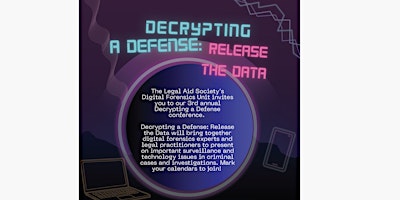 Decrypting a Defense: Release the Data! primary image