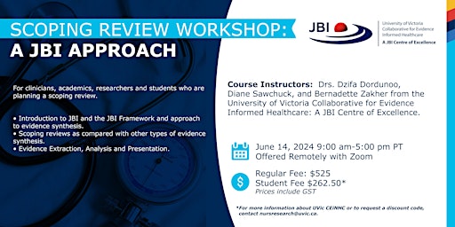 Scoping Review Workshop: A JBI Approach primary image