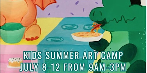 Kids Summer Art Camp: Dragons Baking Sweets Theme  primärbild