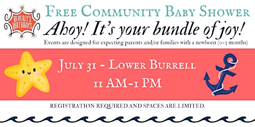 Imagem principal do evento Free Community Baby Shower - Lower Burrell